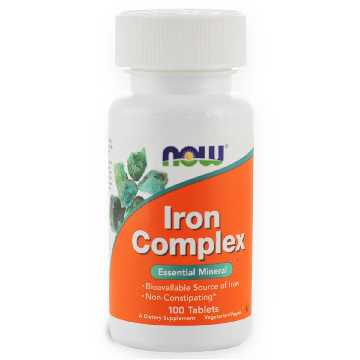 Now Foods Iron Complex, suplement diety, 100 tabletek