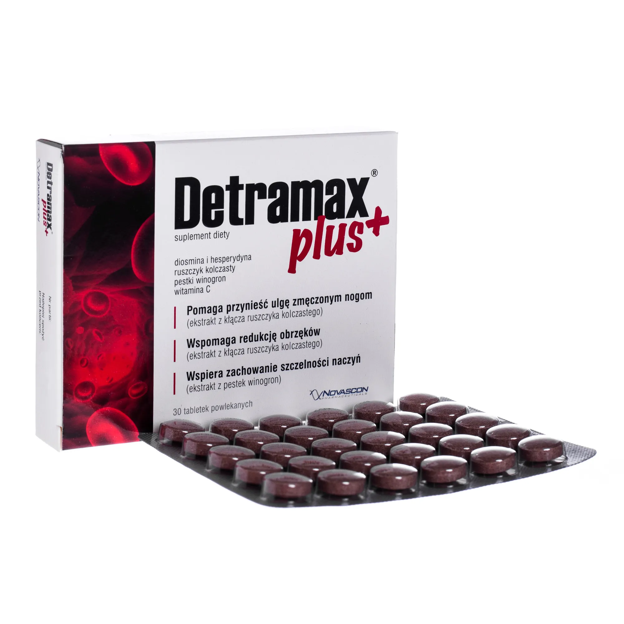 Detramax Plus, suplement diety, 30 tabletek 