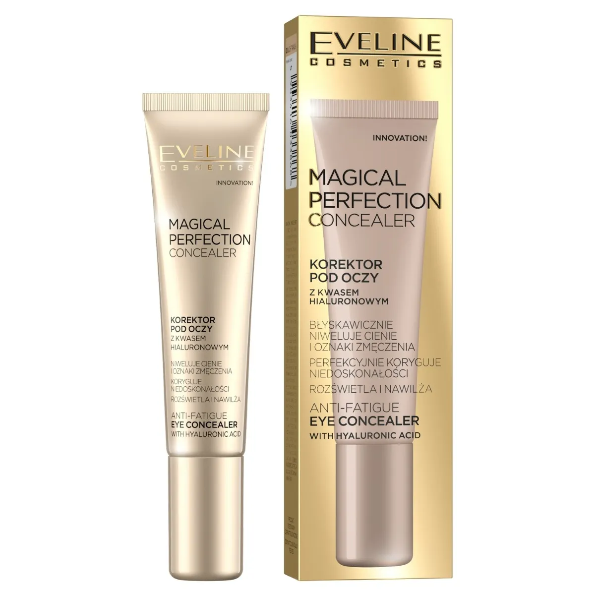 Eveline Cosmetics Magical Perfection Concealer Korektor pod oczy nr 02 light vanilla, 15 ml
