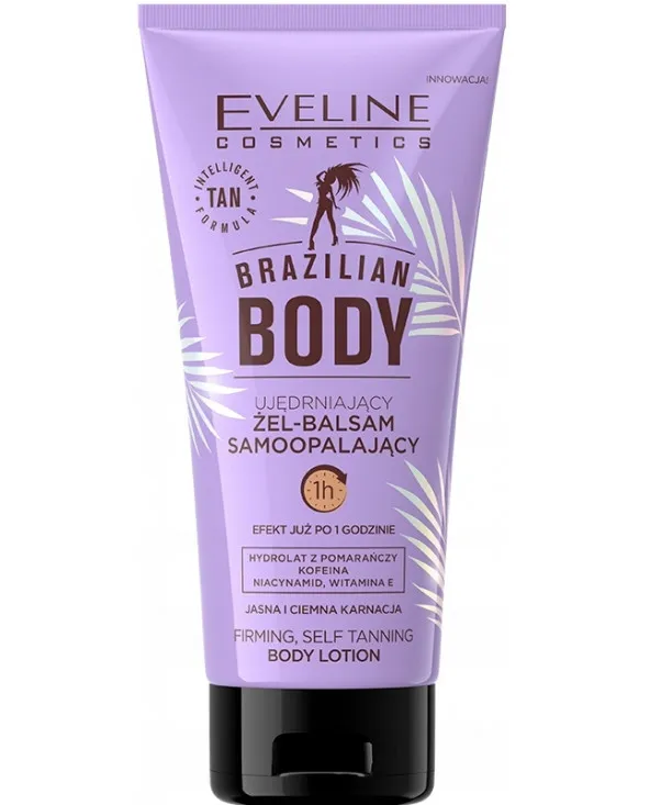 Eveline Cosmetics Brazilian Body Ujędrniający żel-balsam samoopalający, 150 ml