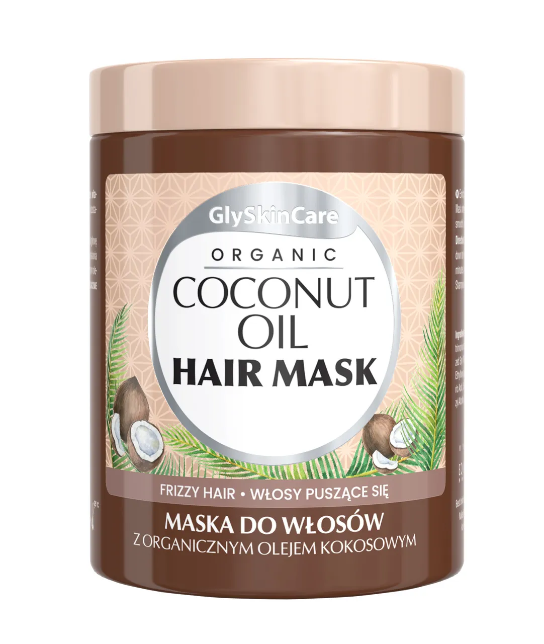 Equalan GlySkinCare Coconut Oil, maska do włosów z olejem kokosowym, 300 ml