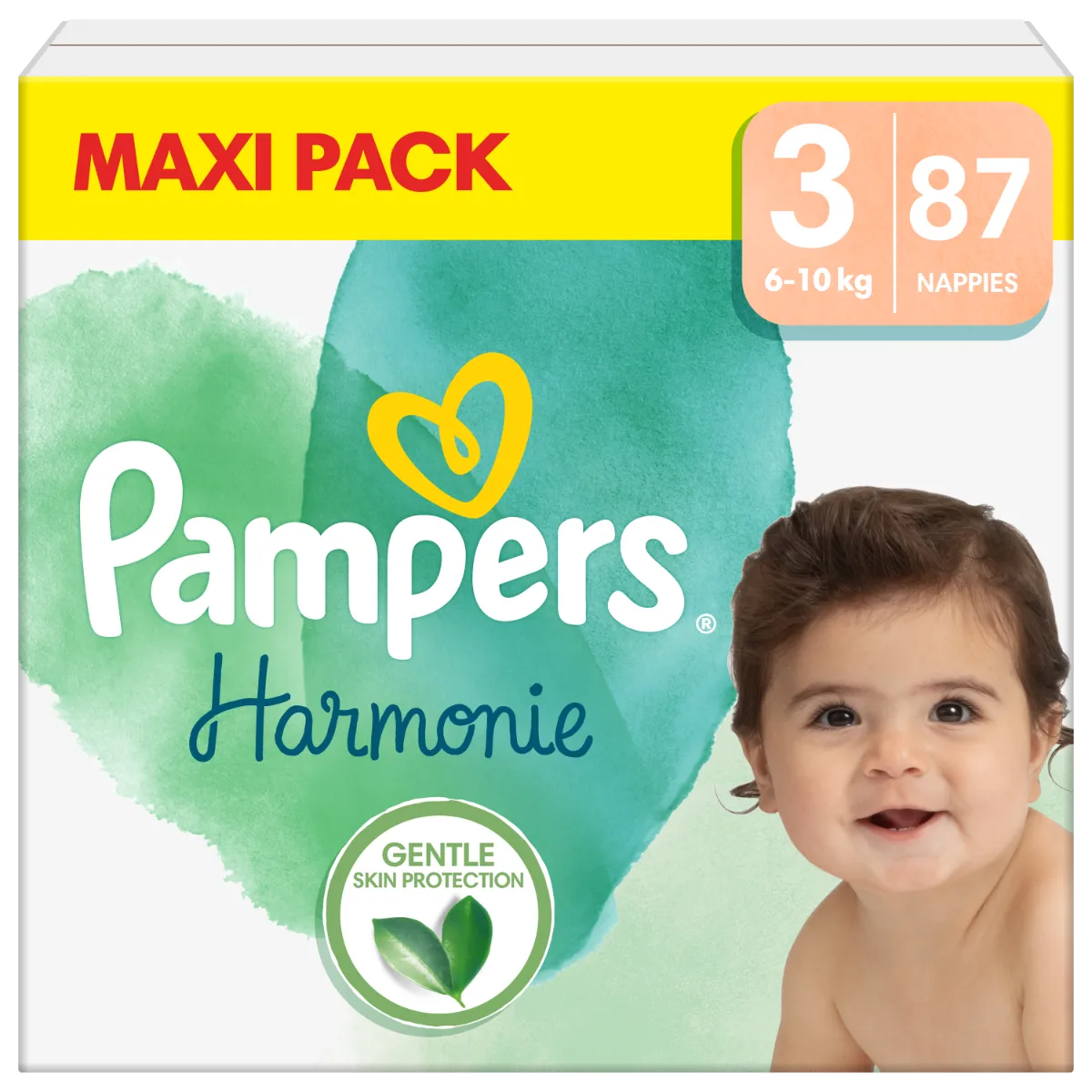 Pampers Harmonie New Baby pieluszki rozmiar 3, 87 szt.