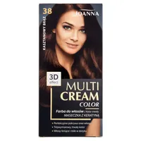 Joanna Multi Cream Color farba do włosów, kasztanowy brąz 38, 1 szt.