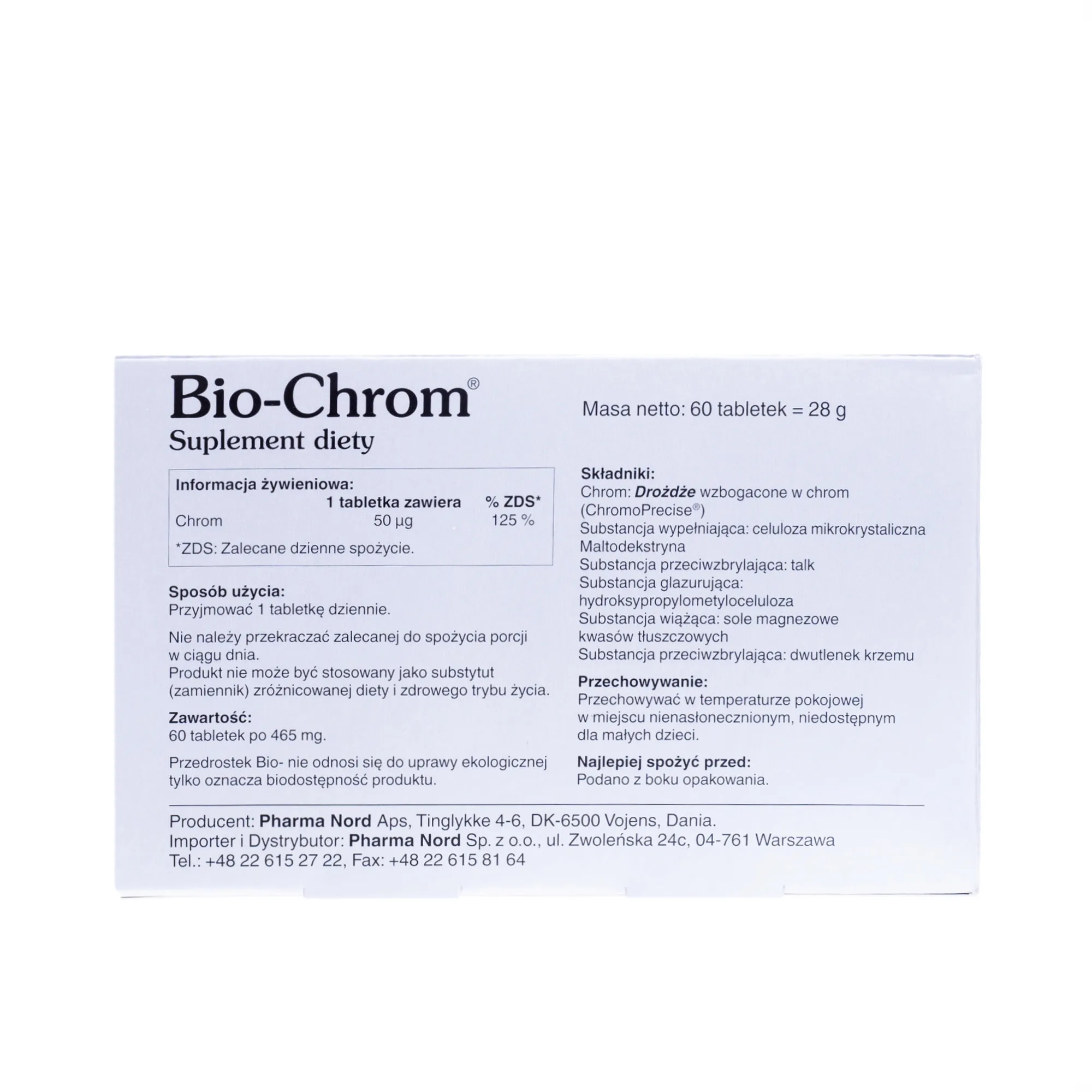Bio-Chrom, 60 tabletek 