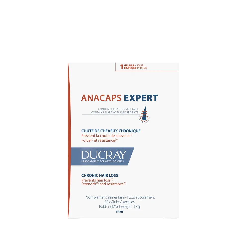 Ducray Anacaps Expert na silne i zdrowe włosy, 30 kapsułek