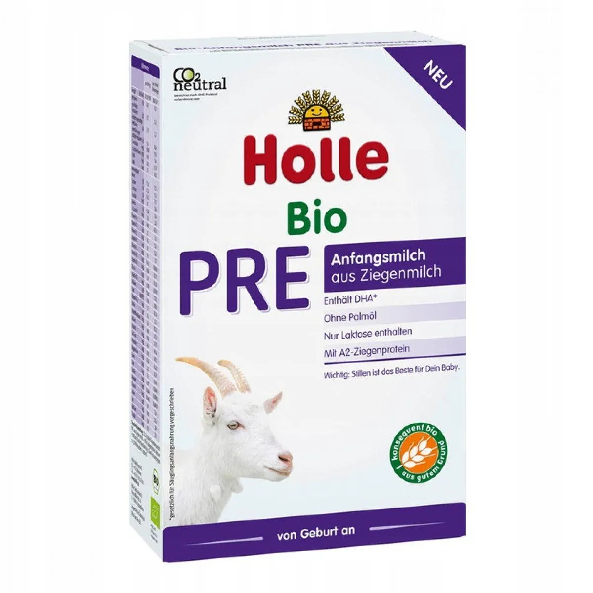 Holle BIO PRE mleko początkowe kozie, 400 g