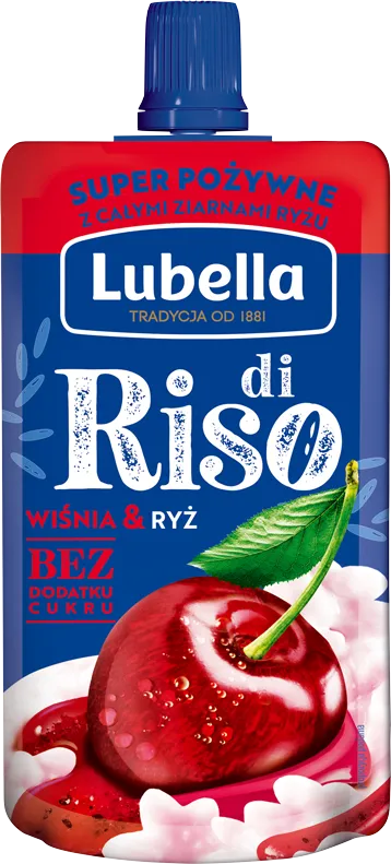 Lubella Di Riso przekąska wiśnia i ryż, 100 g