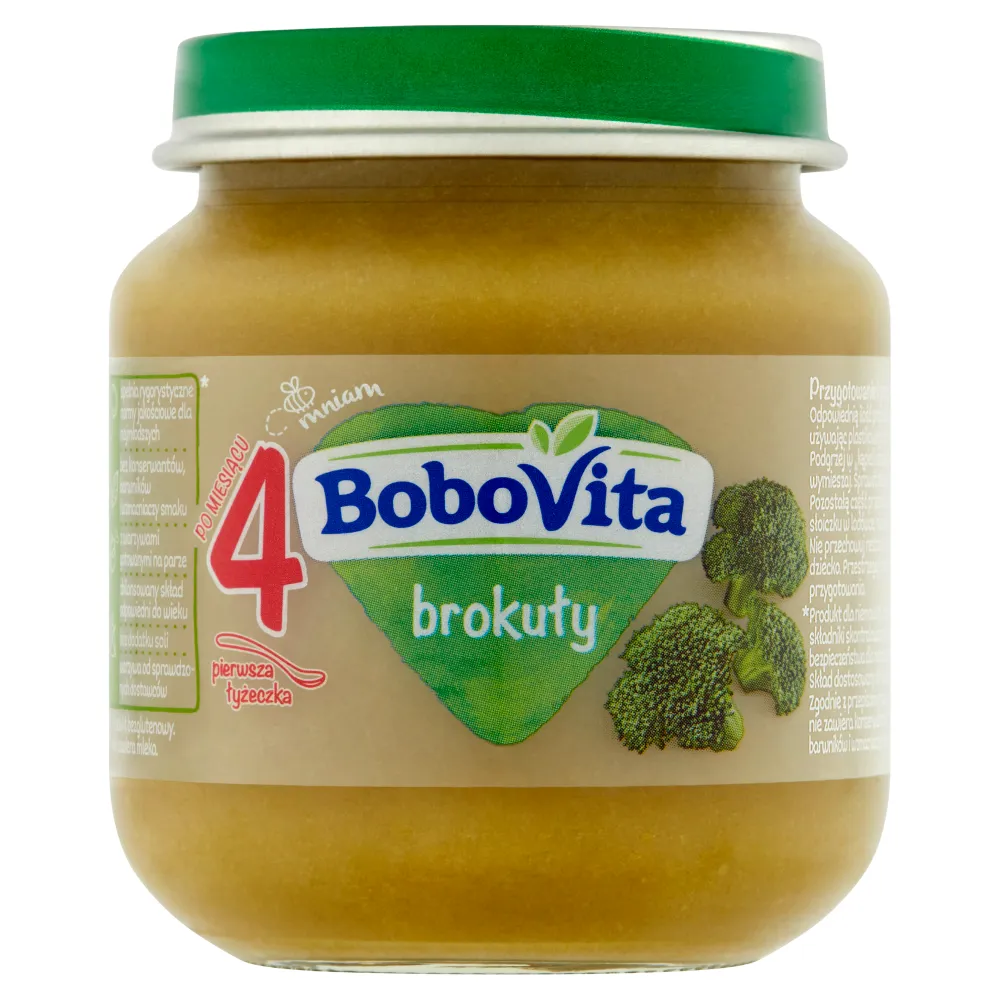 BoboVita obiadek brokuły po 4 miesiącu, 125 g