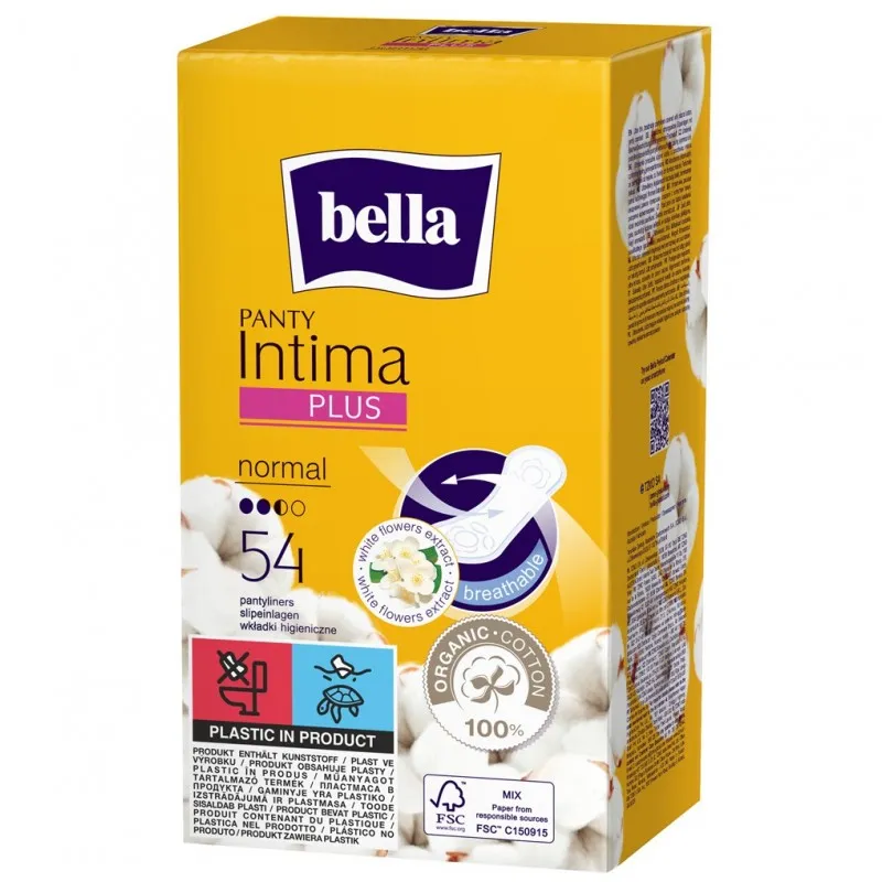 Bella Panty Intima Plus, wkładki higieniczne Normal, 54 sztuk