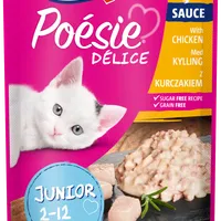 Vitakraft Poésie Délice Junior saszetka z kurczakiem dla kociąt, 85 g