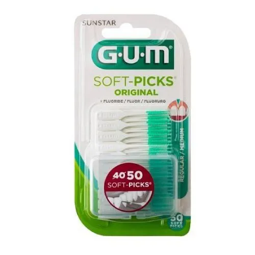 Sunstar Gum Soft-Picks Original Czyściki międzyzębowe Medium, 50 sztuk