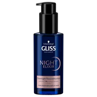 - Schwarzkopf Gliss Night Elixir Overnight Reconstruction regenerujący eliksir na noc do włosów zniszczonych i rozdwojonych końcówek 100ml
