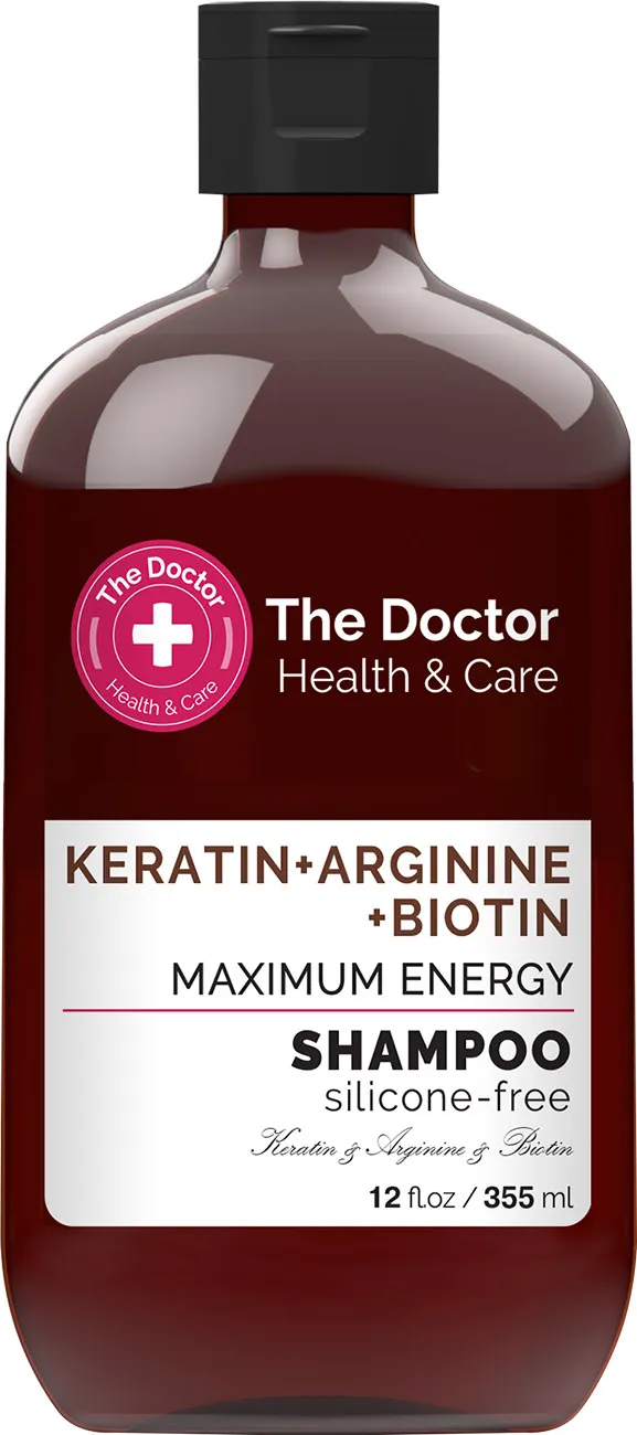 The Doctor Health & Care wzmacniający szampon do włosów Keratyna i Arginina, 355 ml