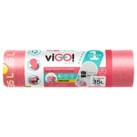 viGO! 4 Seasons Premium no 1 Worki zapachowe LDPE z taśmą 35 l, 15 szt.