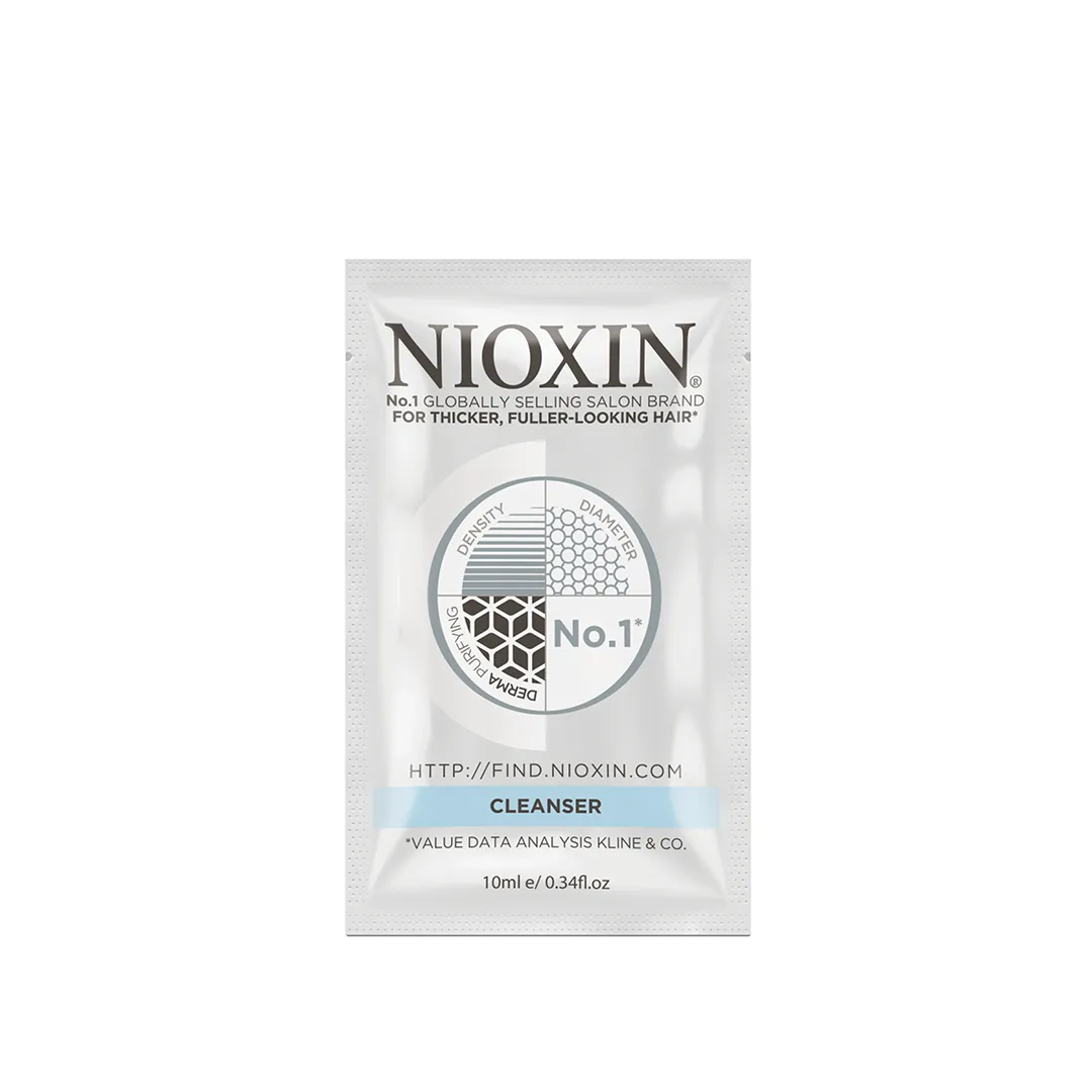 Nioxin szampon do włosów w saszetce, 10 ml