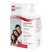 Emolium Dermocare Zestaw dla całej rodziny, kremowy żel + emulsja do ciała, 400 ml + 400 ml