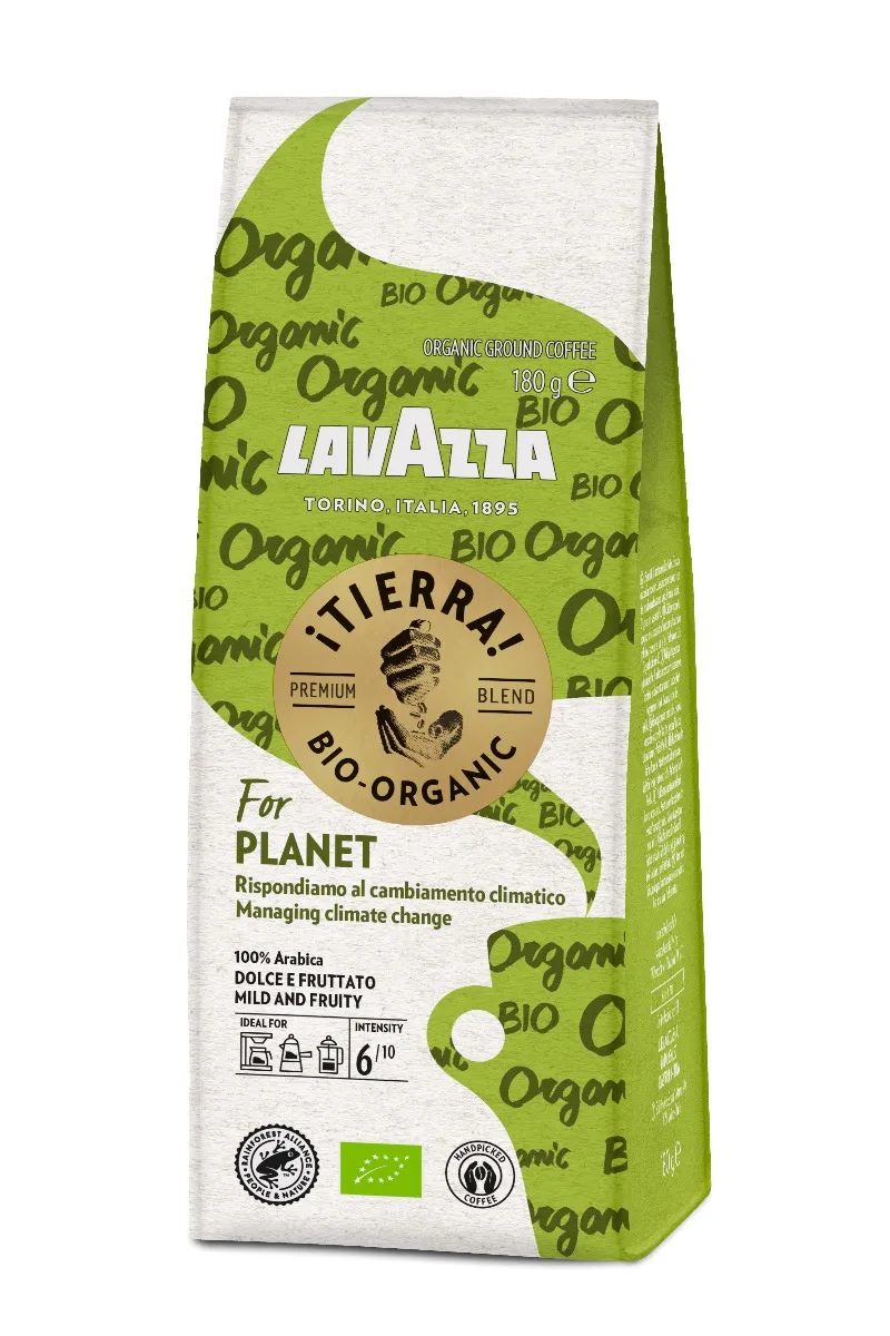 Lavazza Tierra BIO-Organic For Planet Kawa mielona organiczna, 180 g
