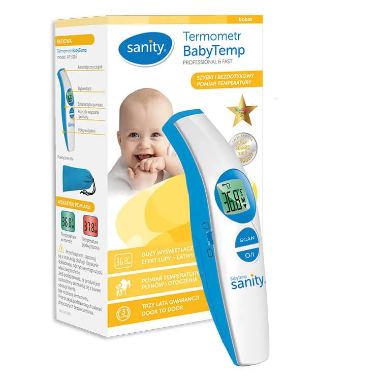 Sanity BabyTemp AP 3116, elektroniczny termometr bezdotykowy 