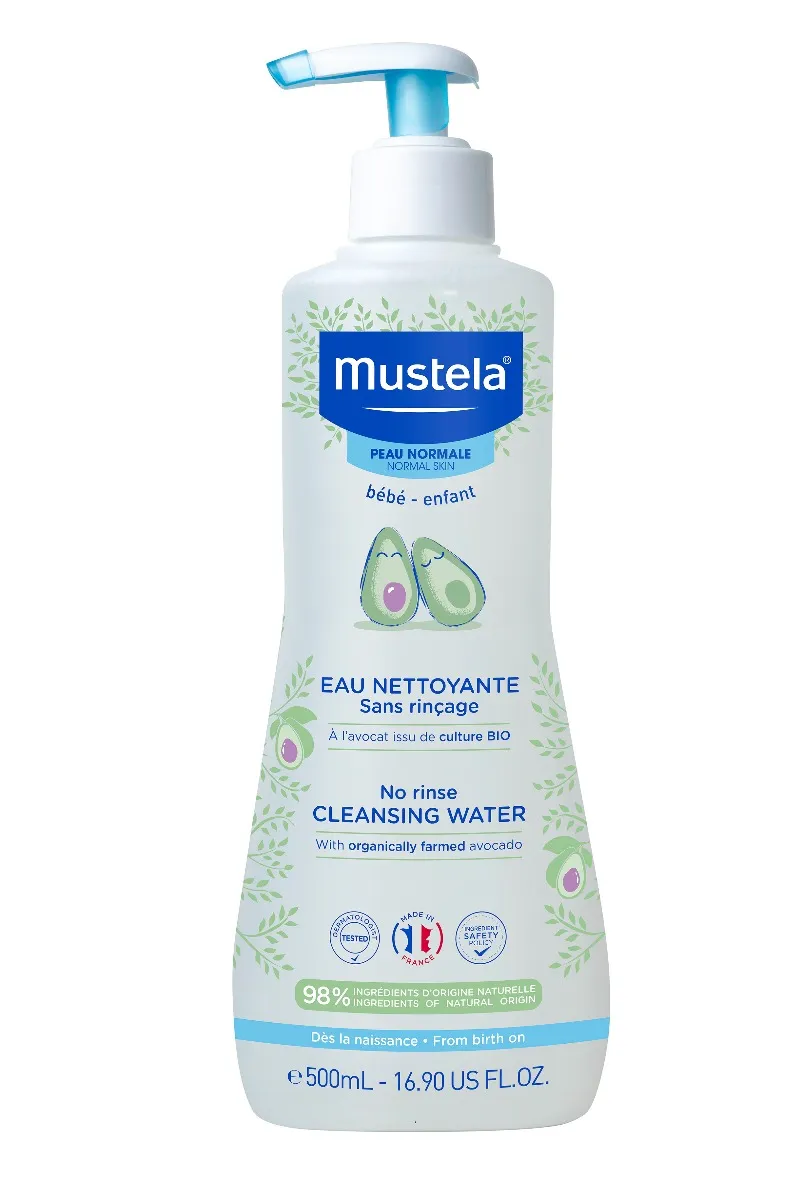 Mustela Duopak, woda oczyszczająca bez spłukiwania, 500 ml + 500 ml
