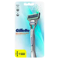 Gillette Skinguard Maszynka manualna do golenia dla mężczyzn, 1 szt. + wkłady 2 szt.