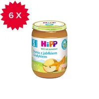 HiPP BIO od pokoleń obiadek dynia z jabłkiem i indykiem po 5. miesiącu, 6 x190 g