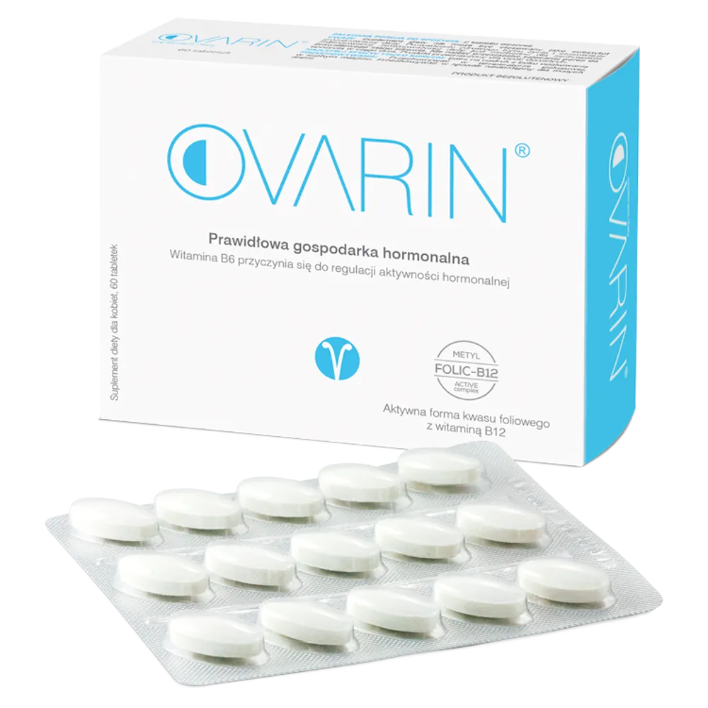 Ovarin, suplement diety, 60 tabletek 