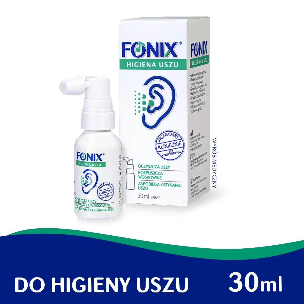 Fonix Higiena Uszu, spray, 30ml