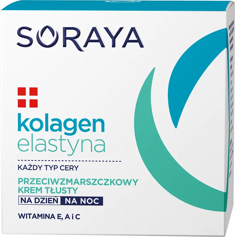 Soraya Kolagen Elastyna przeciwzmarszczkowy krem tłusty na dzień i na noc, 50 ml