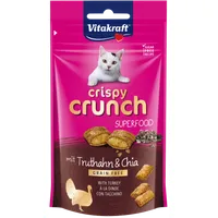 Vitakraft Crispy Crunch przysmak dla kotów z indykiem i nasionami chia, 60 g