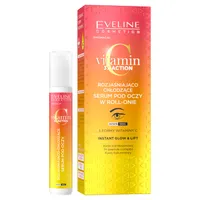 Eveline Cosmetics Vitamin C 3x Action Rozjaśniająco-chłodzące serum pod oczy, 15 ml