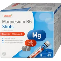 Magnesium B6 Shot Dr.Max, 12 fiolek x 25 ml