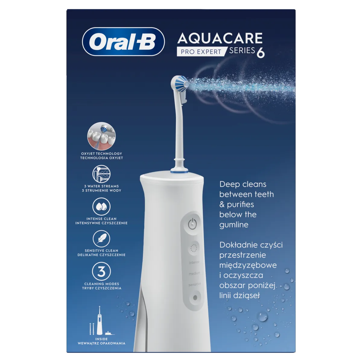 Oral-B AquaCare 6 Pro-Expert Irygator do zębów, 1 szt. 
