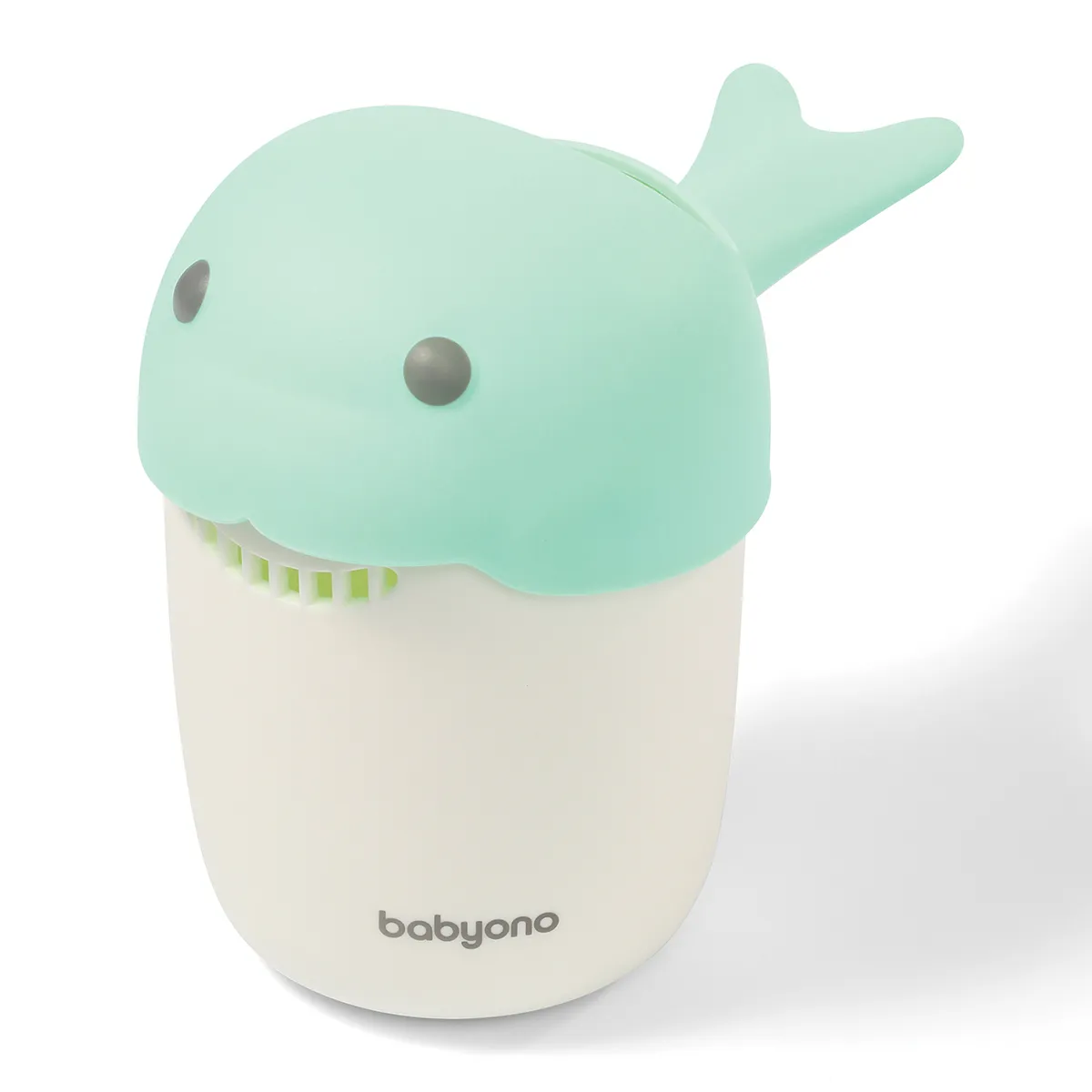 Babyono Whale kubek do mycia głowy zielony 1344/02, 1 szt.