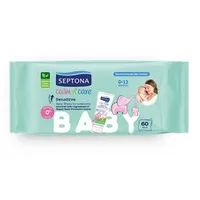 SEPTONA Baby Sensitive nawilżane chusteczki dla niemowląt, 60 szt.