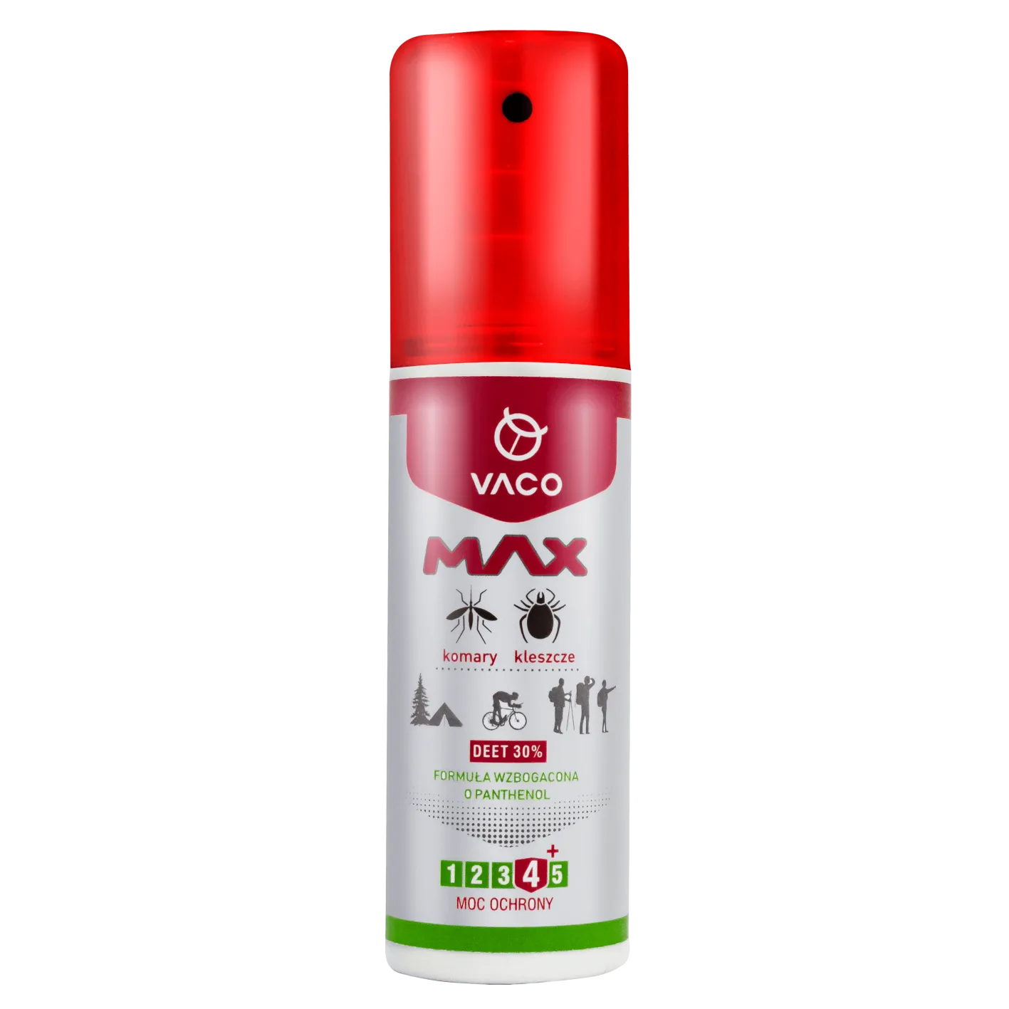 VACO MAX płyn na komary i kleszcze DEET 30%, 80 ml