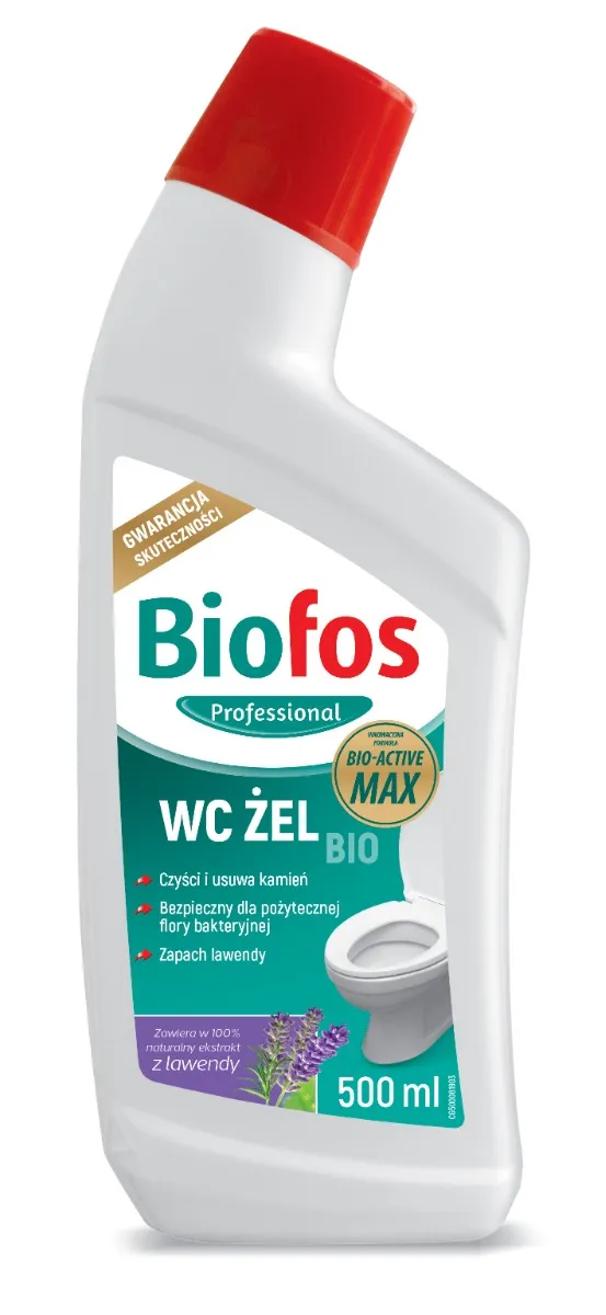 Biofos BIO WC Żel do czyszczenia toalet, 500 ml 