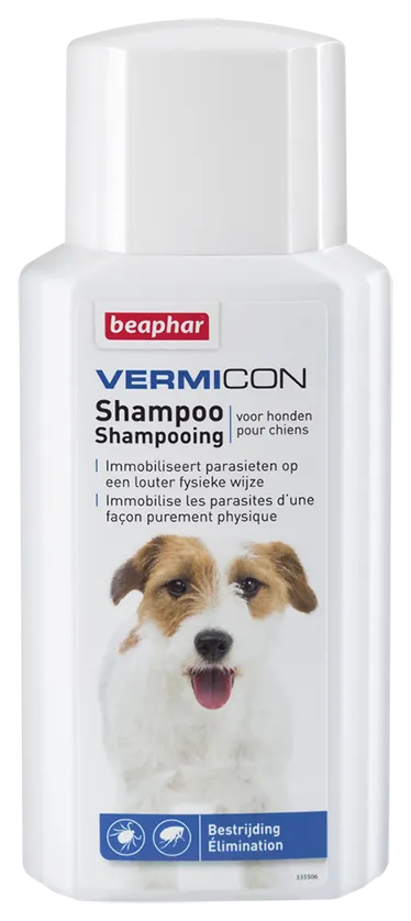 Beaphar Vermicon Szampon przeciwpchłowy dla psów, 200 ml