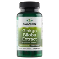 Swanson Ginkgo Biloba, suplement diety, 120 kapsułek