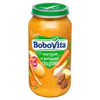 BoboVita Warzywa w potrawce z cielęciną, 250 g