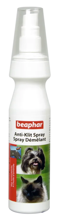 Beaphar Anti Klit Spray z olejkiem migdałowym ułatwiający rozczesywanie dla psów i kotów, 150 ml