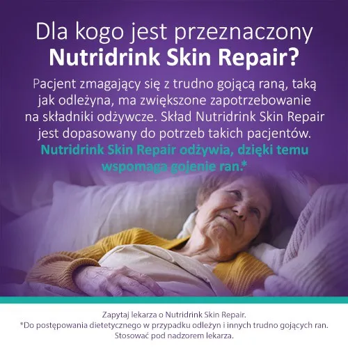 Nutridrink Skin Repair, o smaku waniliowym, 4 x 200 ml 