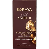 Soraya Gold Amber bursztynowy krem przeciwzmarszczkowy pod oczy i na powieki , 15 ml