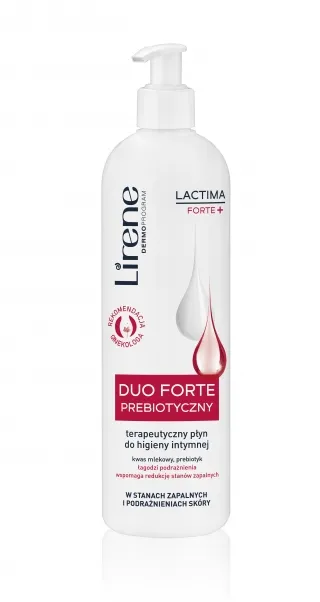 Lirene Lactima Duo Forte Prebiotyczny płyn do higieny intymnej, 350 ml