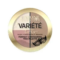 Eveline Cosmetics Variété Paleta do konturowania twarzy 3 w 1, 02-medium, 10 g