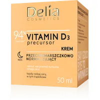 Delia Vitamin D3 krem przeciwzmarszczkowy normalizujący na noc, 50 ml