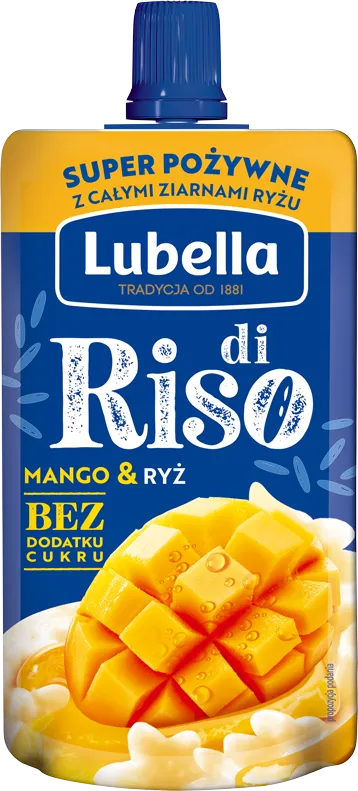 Lubella Di Riso Mus przekąska mango i ryż, 100 g