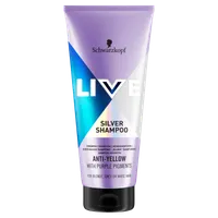 Schwarzkopf Live Silver Shampoo szampon do włosów neutralizujący żółty odcień, 200 ml