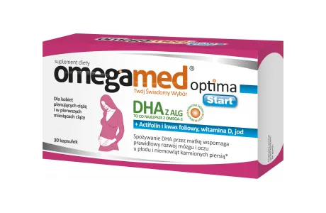 Omegamed Optima Start, suplement diety, 30 kapsułek