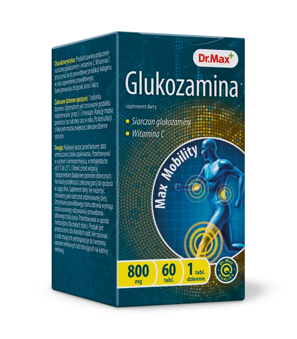 Dr.Max Glukozamina, suplement diety, 60 tabletek
