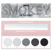 MIYO Five Points Palette paleta cieni do powiek Five Points Smokey no 02, 6,5 g